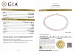 10.0-10.48mm Japanese Akoya White Pearl Necklace - GIA Certified - Secondary Image