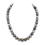 10-12mm Tahitian South Sea Pearl Multicolor Necklace