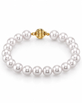 7.5-8.0mm Weißes Akoya-Perlenarmband - AAA-Qualität - Drittes Bild