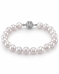 8-9mm Weißes Südseeperlenarmband