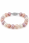 8.5-9.5mm Mehrfarbiges Süßwasser-Perlenarmband - AAA-Qualität