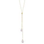 18K Gold Japanese Akoya Pearl Tincup Alicia Pendant