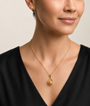 Goldener Südseeperlen Jess-Anhänger - Modellbild