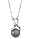 Tahitian South Sea Pearl Infinity Pendant