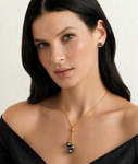 Anhänger aus 14 Karat Gold mit mehrfarbigen Tahiti-Perlen im Tincup-Cluster-Design - Drittes Bild