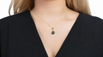 Aria Anhänger aus 14K Gold mit Tahiti-Südseeperle & Diamant - Sekundärbild