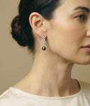 Levana Infinity Ohrringe mit Tahiti-Südsee-Perlen und Diamanten - Modelbild