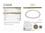 14-16mm White South Sea Pearl Necklace - GIA Certified - Model Image