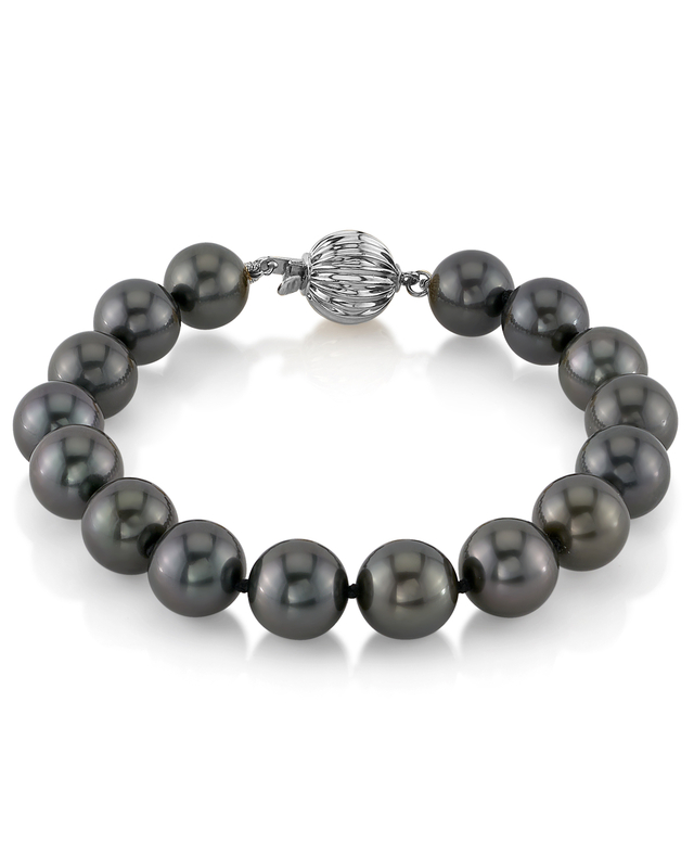 9-10mm Armband mit Tahiti-Südsee-Perlen - AAA-Qualität