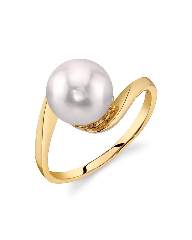 Felice-Ring mit Akoya-Perle aus 14K Gold