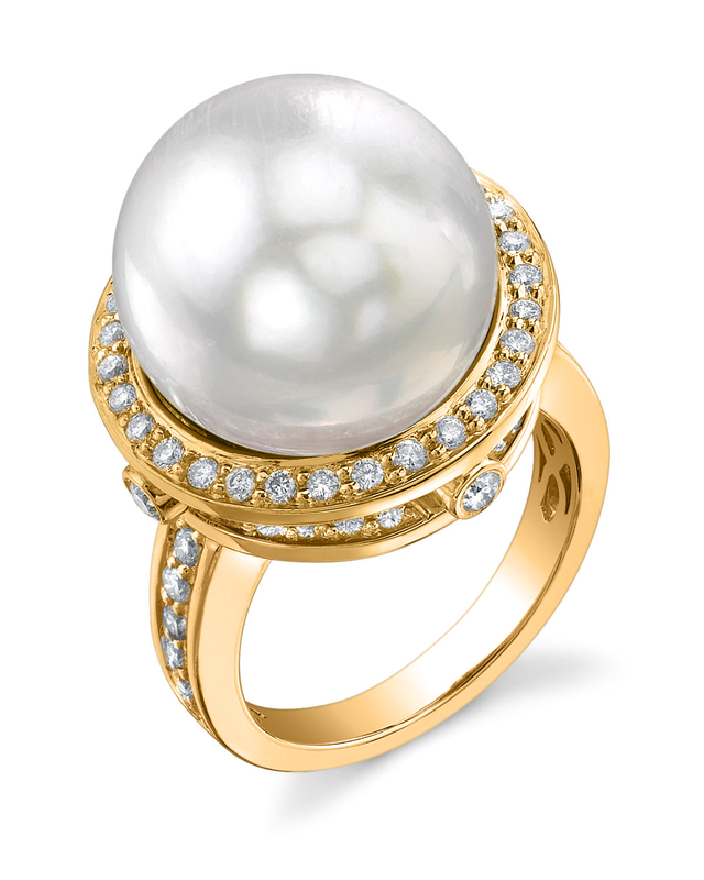 South Sea Pearl & Diamond Bella Ring
