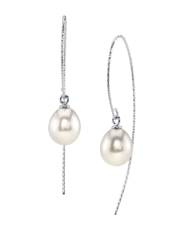 White Freshwater Pearl Bonnie Earrings