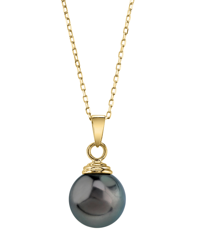 Hope-Anhänger mit Tahiti-Südseeperle aus 14K Gold
