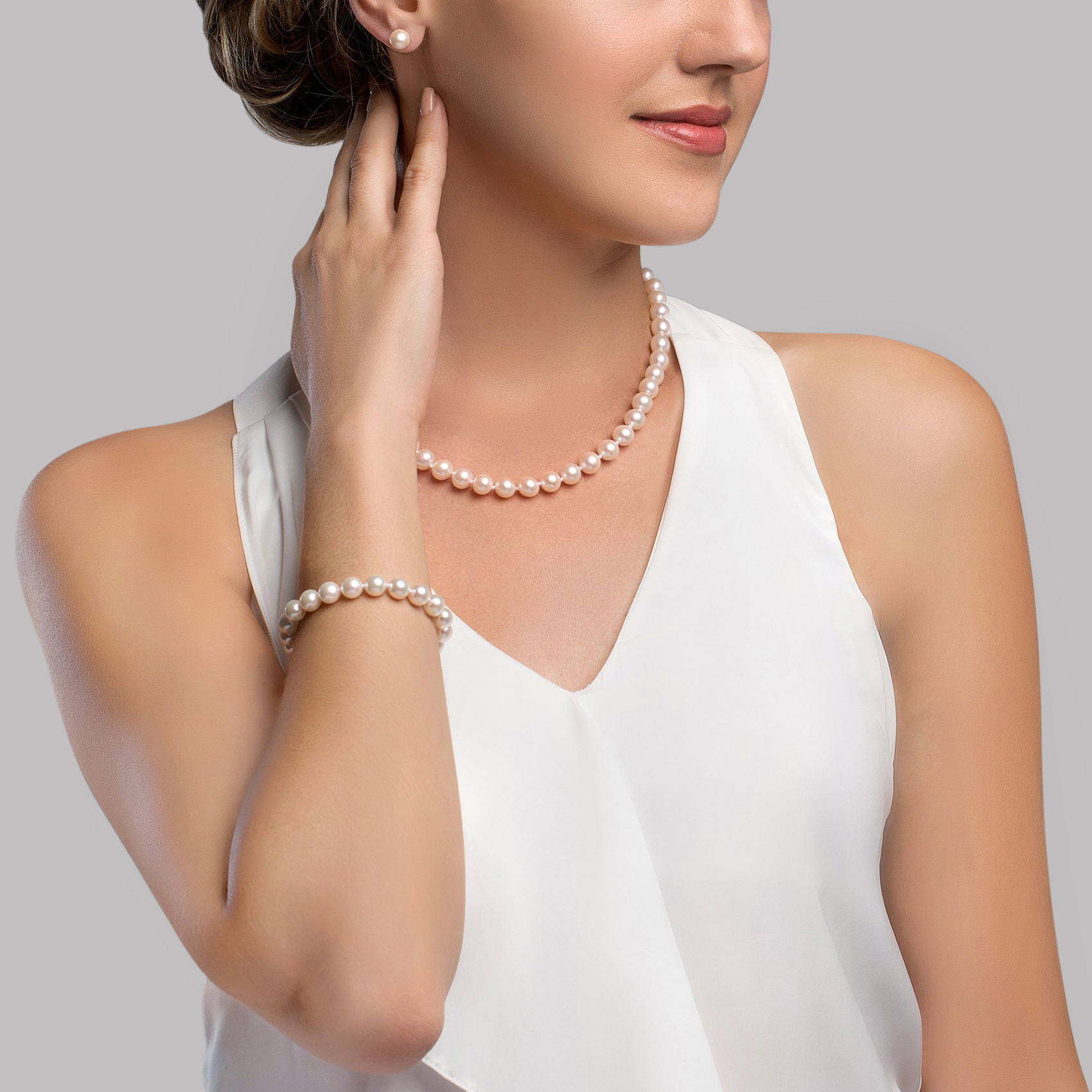 8.0-8.5mm Hanadama Pearl Set