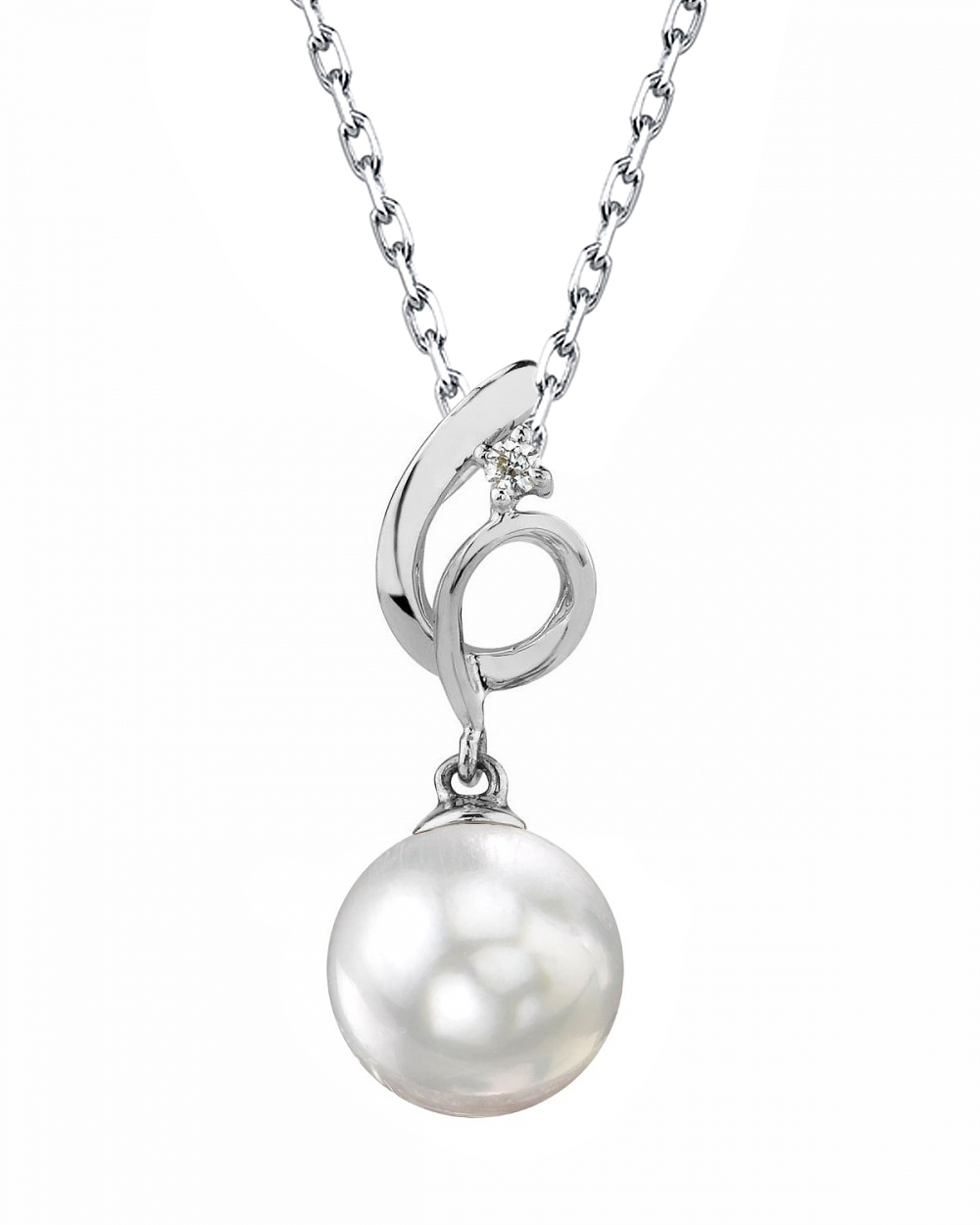 14K Gold South Sea Pearl & Diamond Symphony Pendant