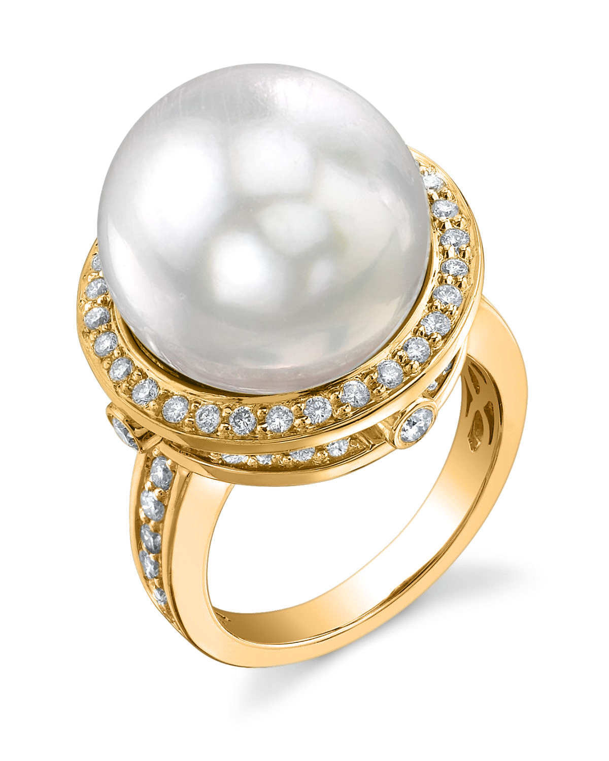 South Sea Pearl & Diamond Bella Ring