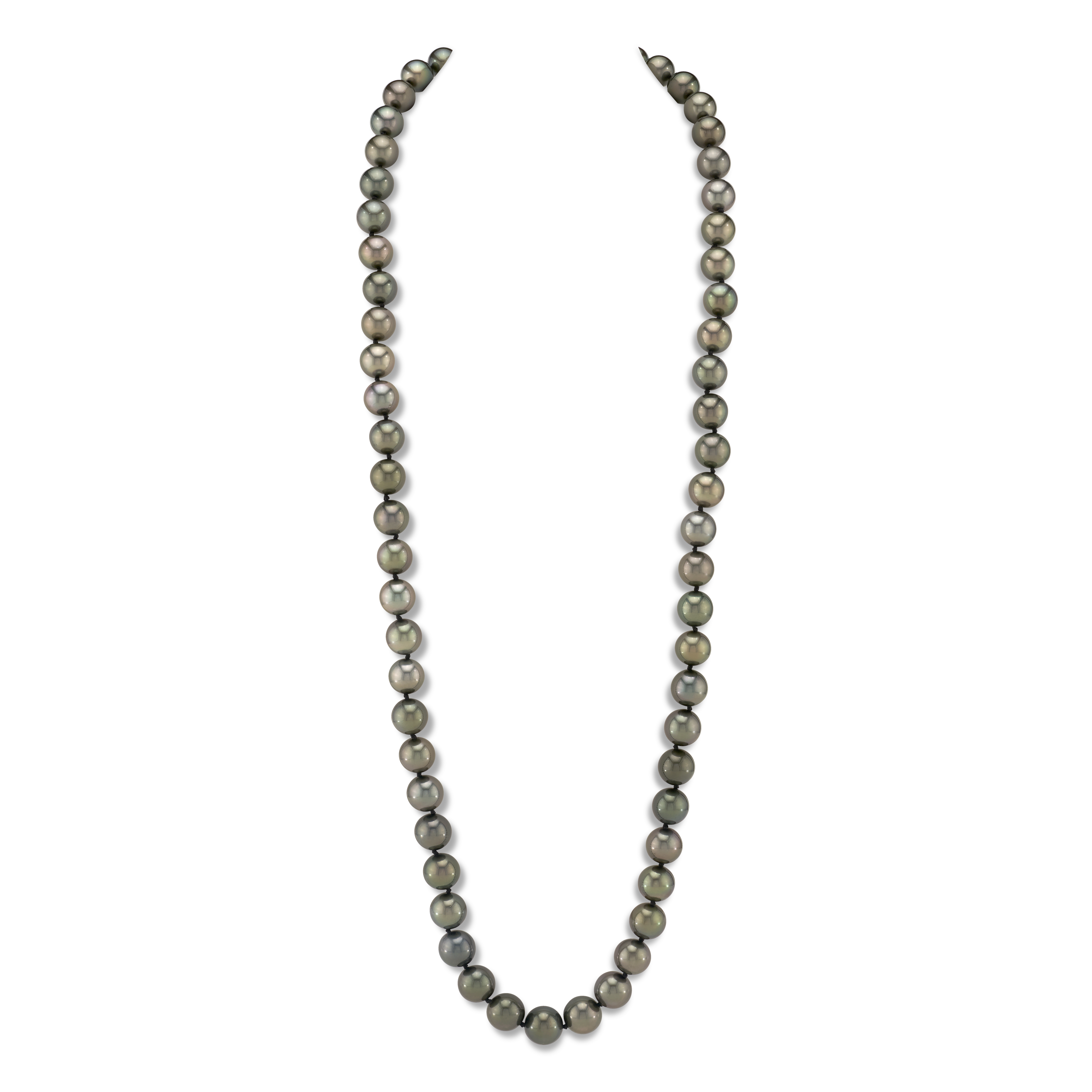 Opera Length 13-15mm Tahitian South Sea Pearl Necklace - AAAA Quality