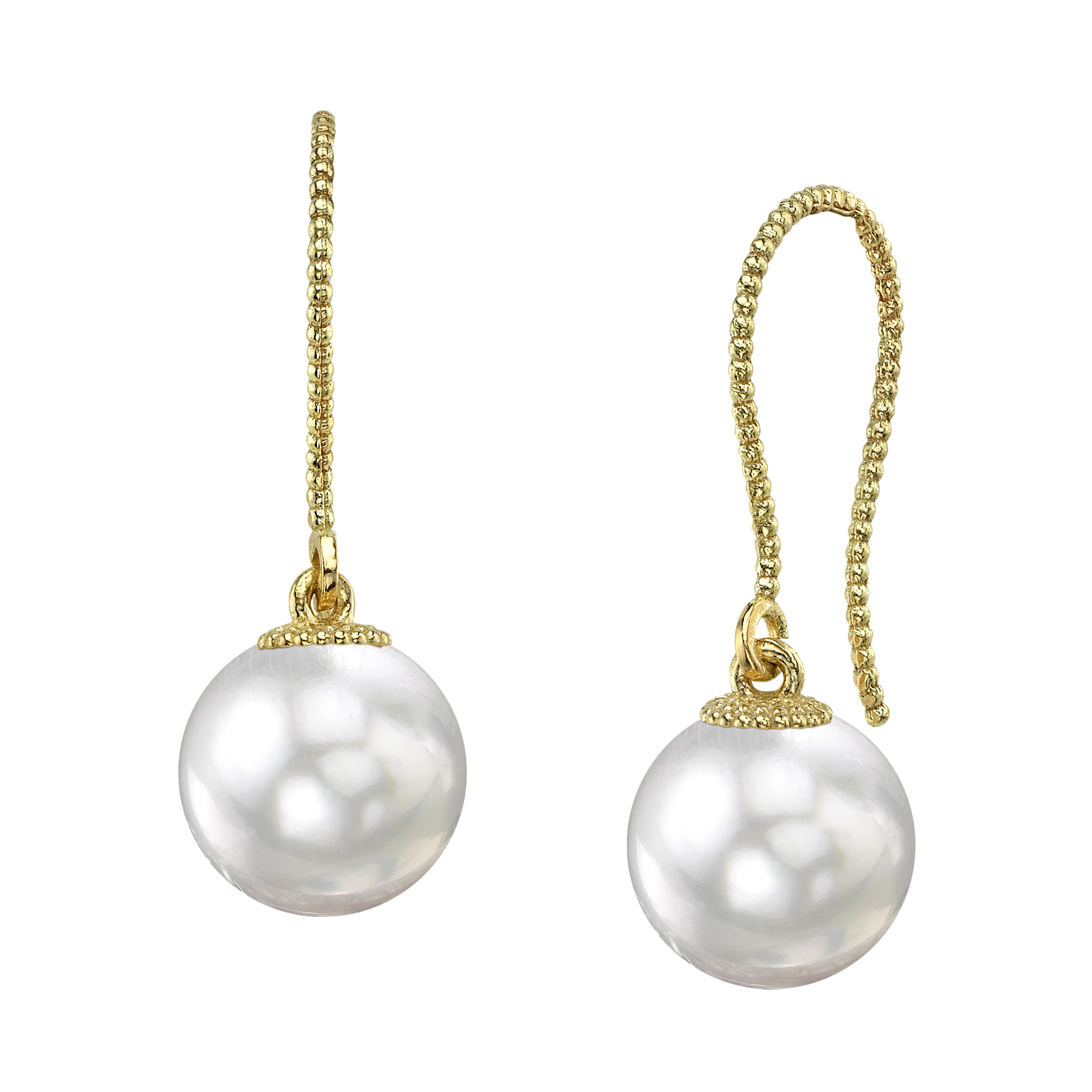 White South Sea Pearl Cindy Earrings