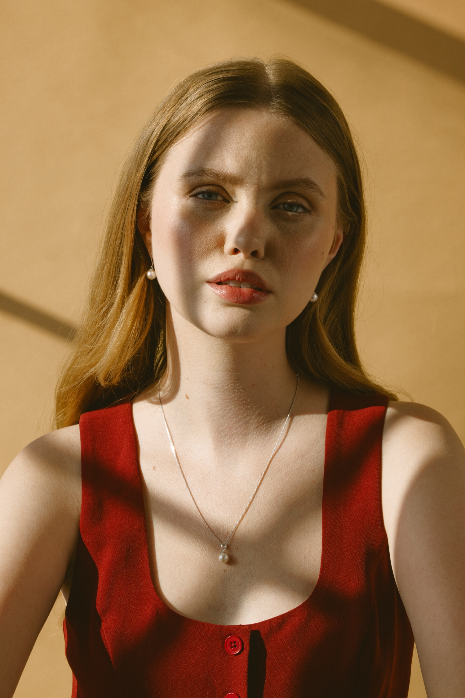 White South Sea Pearl Cindy Earrings - Secondary Image