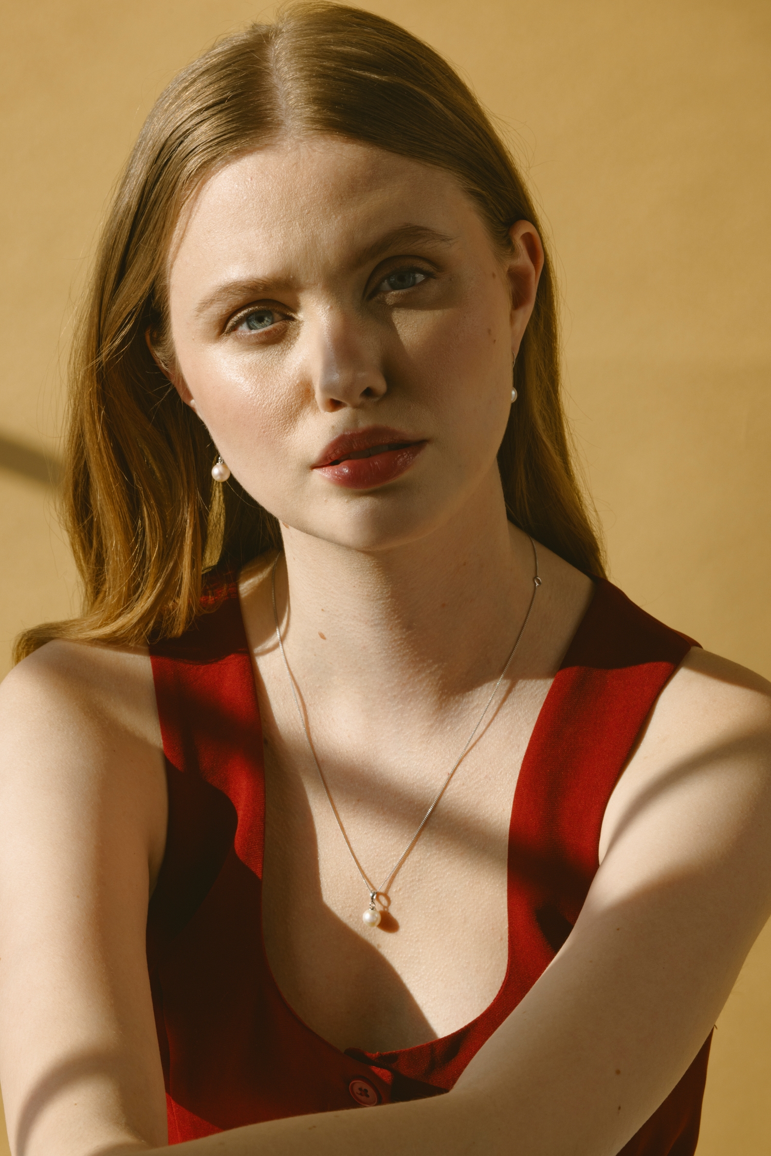 White Akoya Pearl Cindy Earrings - Secondary Image